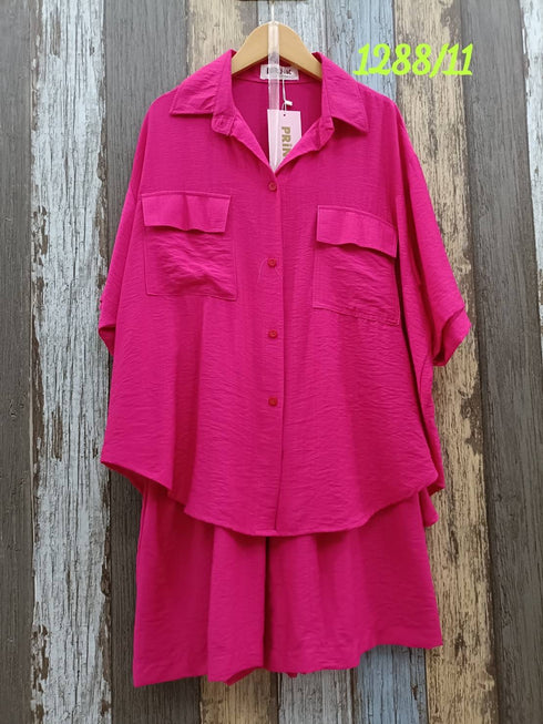 Casual Two Piece Shorts Sets